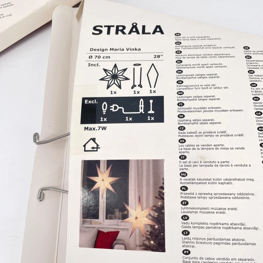 IKEA STRÅLA Star Lamp Shade 28